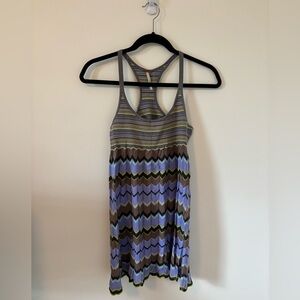 Free People multi colour chevron pattern shirt/dress